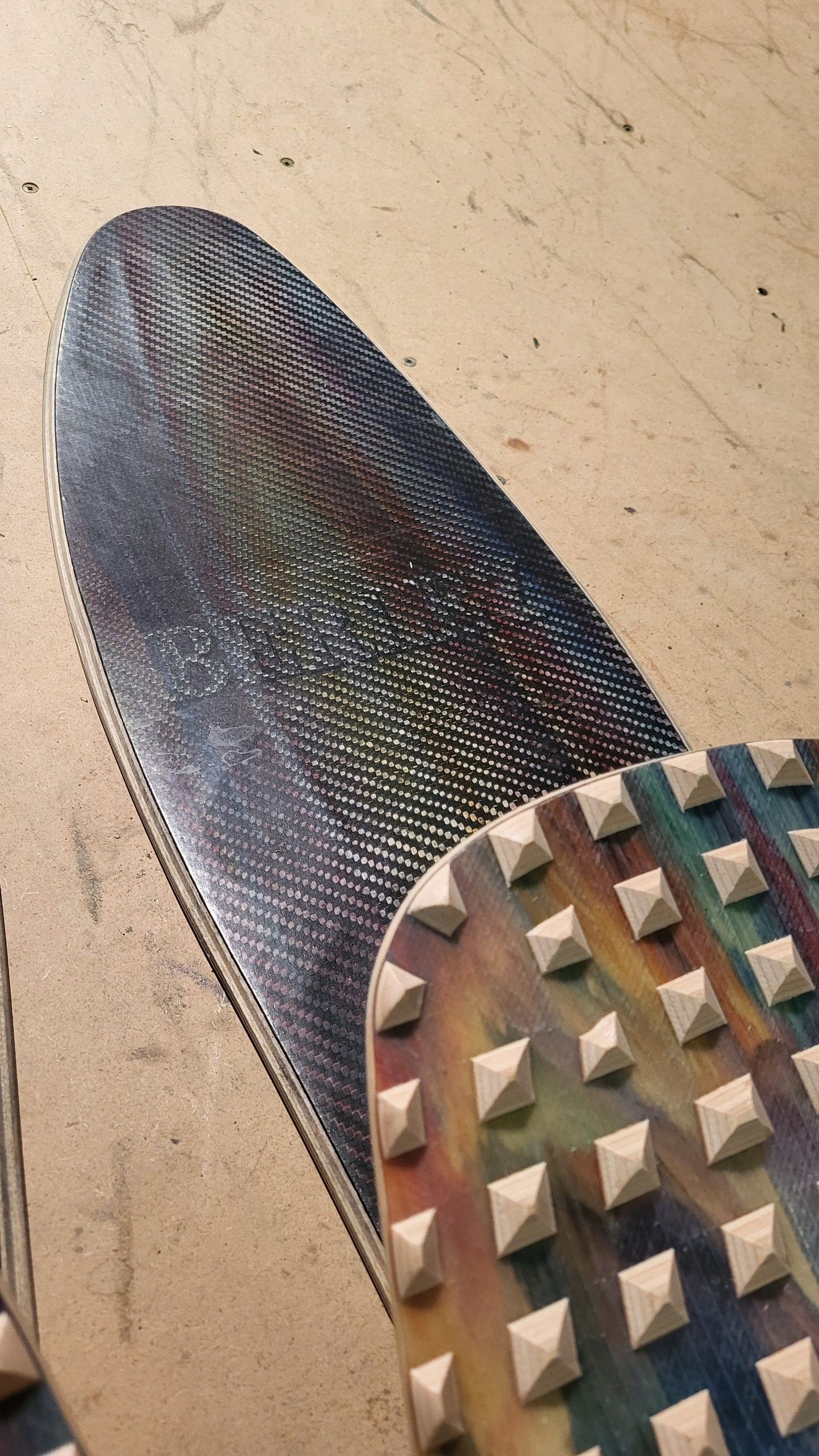 COMPLETE DELUX CARBON 155cm SnowSkate POWDERSKI ***Free Shipping in Canada***