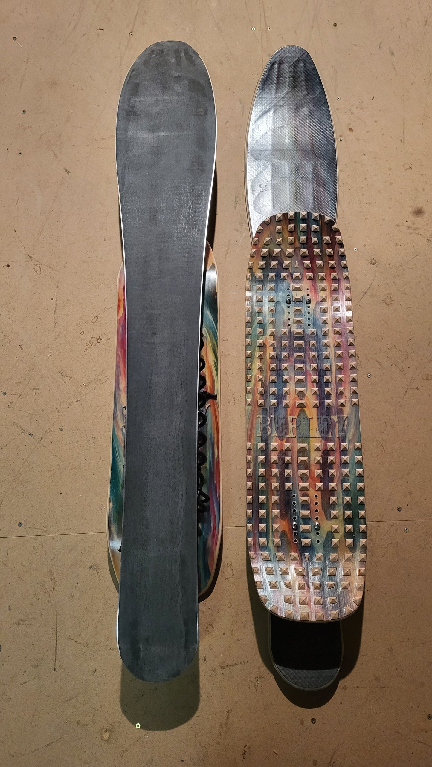 COMPLETE DELUX CARBON 155cm SnowSkate POWDERSKI ***Free Shipping in Canada***
